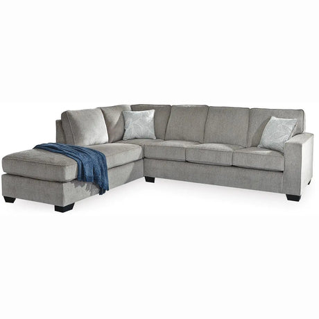 Ashley Altari 2 Piece RFH Chaise Sectional in Alloy Signature Design by Ashley