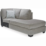 Ashley Altari 2 Piece LFH Chaise Sectional in Alloy Signature Design by Ashley