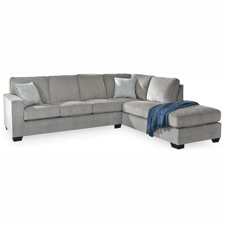 Ashley Altari 2 Piece LFH Chaise Sectional in Alloy Signature Design by Ashley