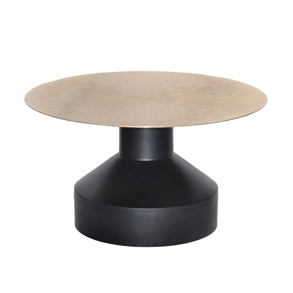 Akira Coffee Table in Black/Gold Brassex