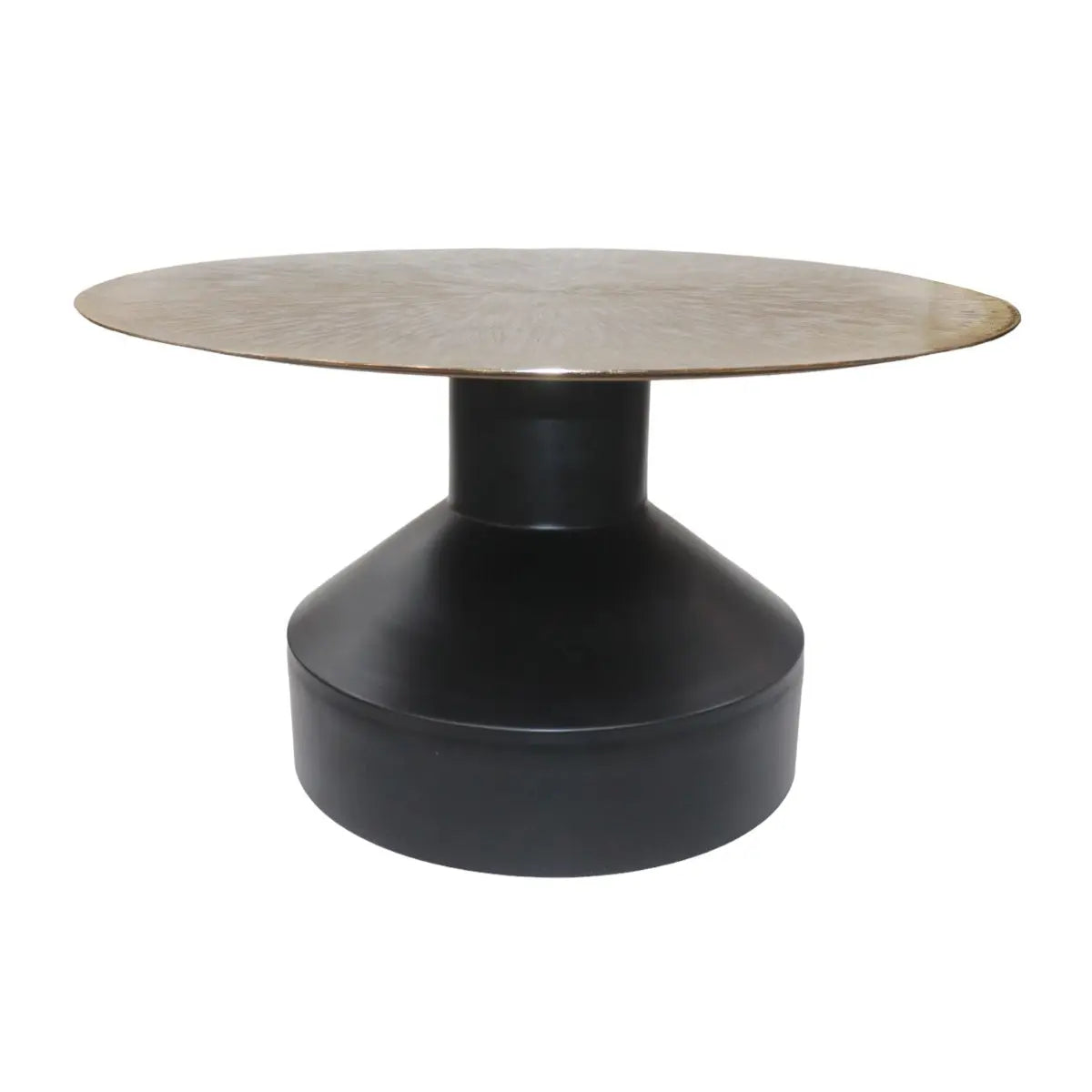 Akira Coffee Table in Black/Gold Brassex