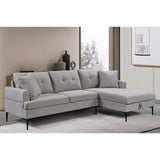 9061 Sectional in Grey I.F.Furniture