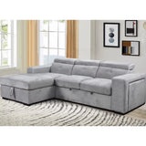 9080 Sofa Bed Sectional in Grey I.F.Furniture