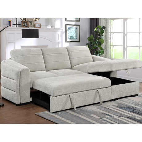 9086 Sofa Bed Sectional in Grey I.F.Furniture