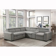 Farrah 9219 Sectional Sofa with Pull Out Bed M.A.Z