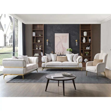 Zoe Luxurious Sofa Set Complete Home Furnish