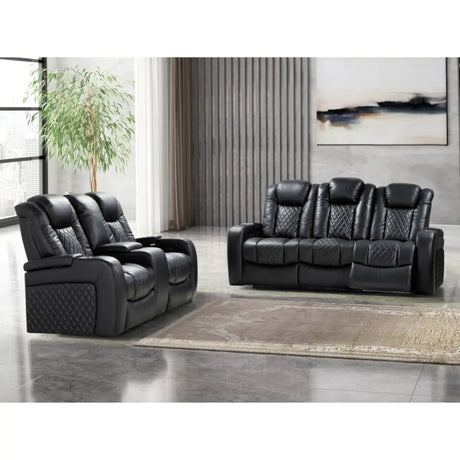 2221 Power Recliner Sofa Set Brassex