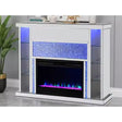 Crushed Ice Fireplace Complete Home Furnish