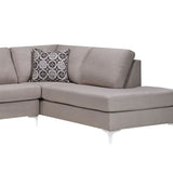 SBF Hopkins 2Pc Sofa Set Cognac Beige Sofa by Fancy