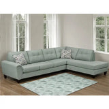SBF Jaden Collection Fabric Sectional 9825 Sofa by Fancy