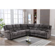 Presley Modular Reclining Sectional 99928GRYSS M.A.Z