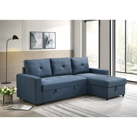 Faber 2Pc Pullout Sectional 99996BLU M.A.Z