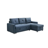 Faber 2Pc Pullout Sectional 99996BLU M.A.Z