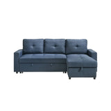 Faber 2Pc Pullout Sectional 99996BLU M.A.Z