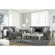 Ashley Agleno Sofa Set in Charcoal Signature Design by Ashley