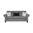 Ashley Agleno Sofa Set in Charcoal Signature Design by Ashley