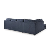 Ashley Albar Place Sectional in Cobalt Signature Design by Ashley