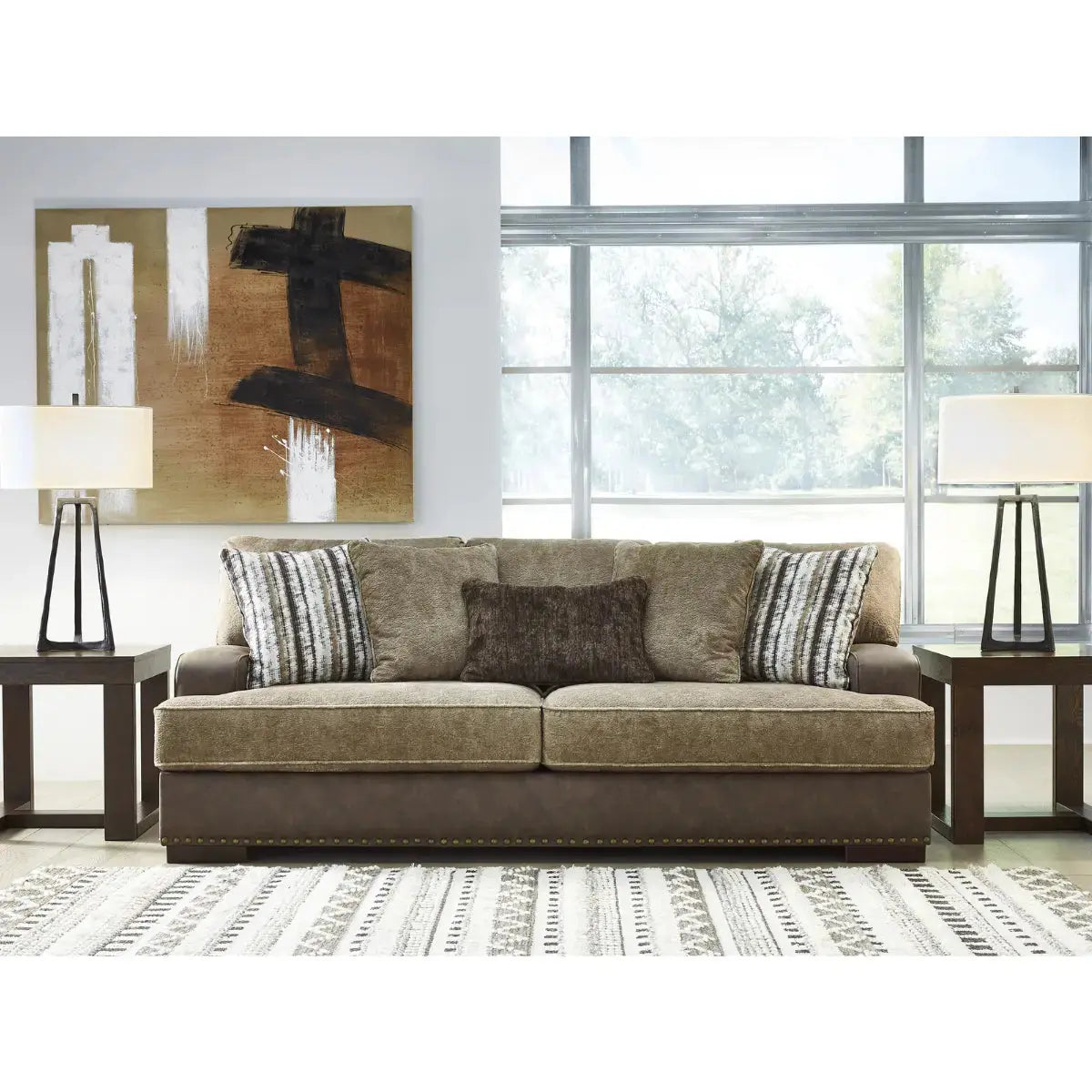 Ashley Alesbury Sofa Set in Chocolate Signature Design by Ashley