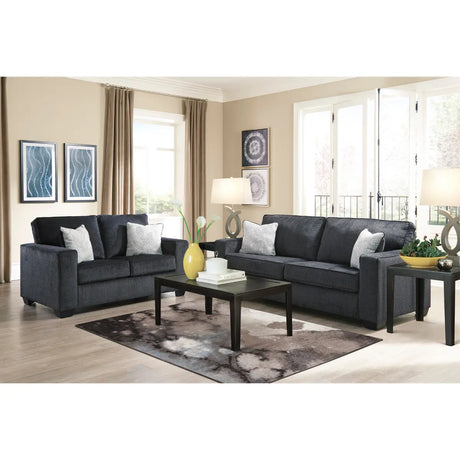 Ashley Altari Sofa Set in Slate Signature Design by Ashley