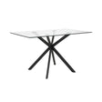 Lincoln Black Dining Table - Xcella Furniture