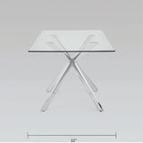 Atlas Silver Dining Table - Xcella Furniture