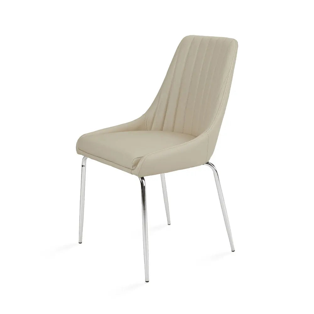 Moira Dining Chair - Silver - Xcella Furniture