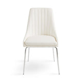 Moira Dining Chair - Silver - Xcella Furniture