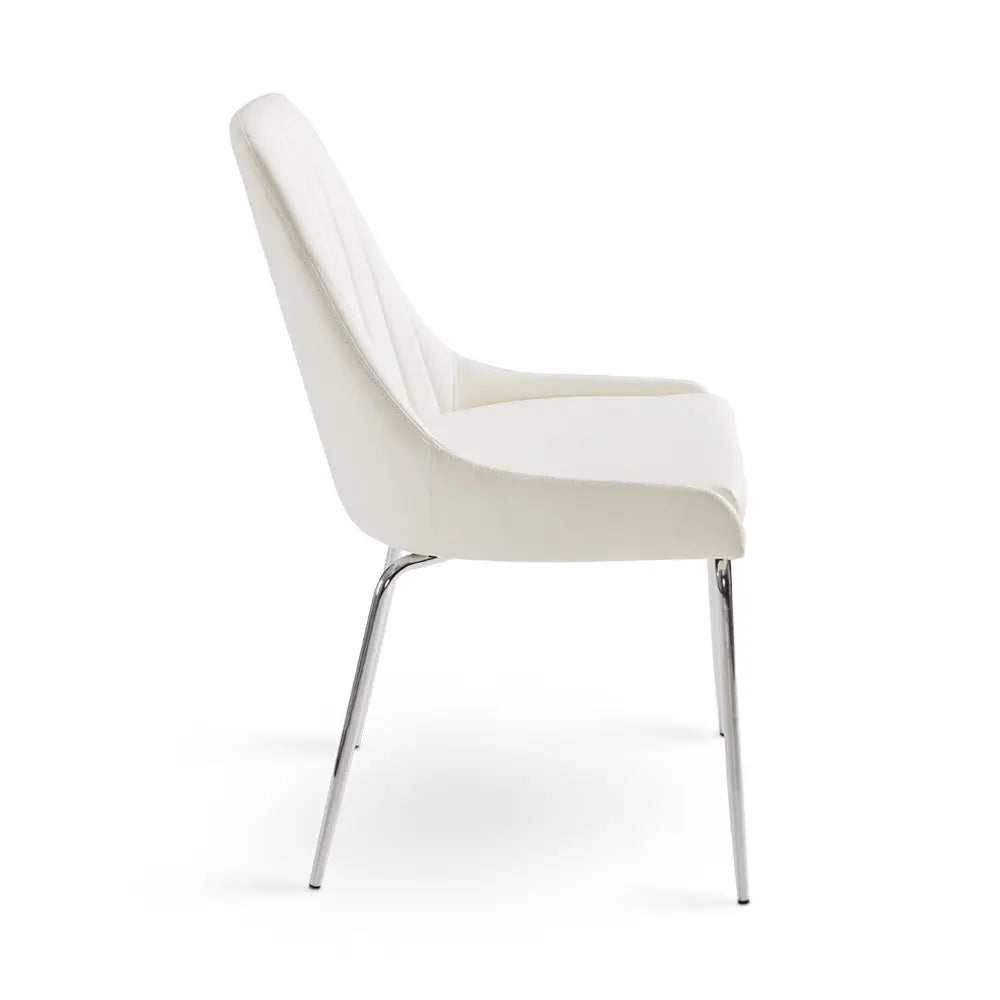 Moira Dining Chair - Silver - Xcella Furniture