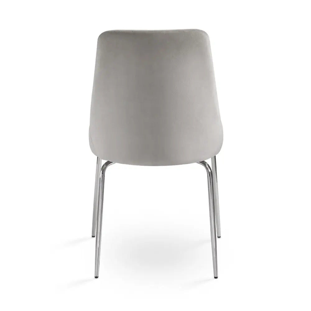 Moira Dining Chair - Silver - Xcella Furniture