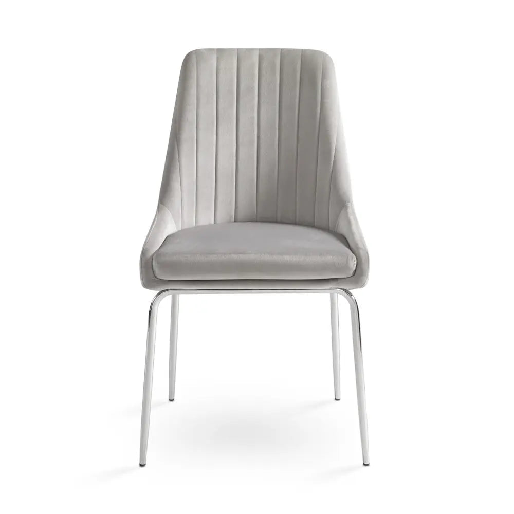 Moira Dining Chair - Silver - Xcella Furniture