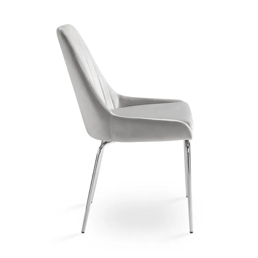 Moira Dining Chair - Silver - Xcella Furniture