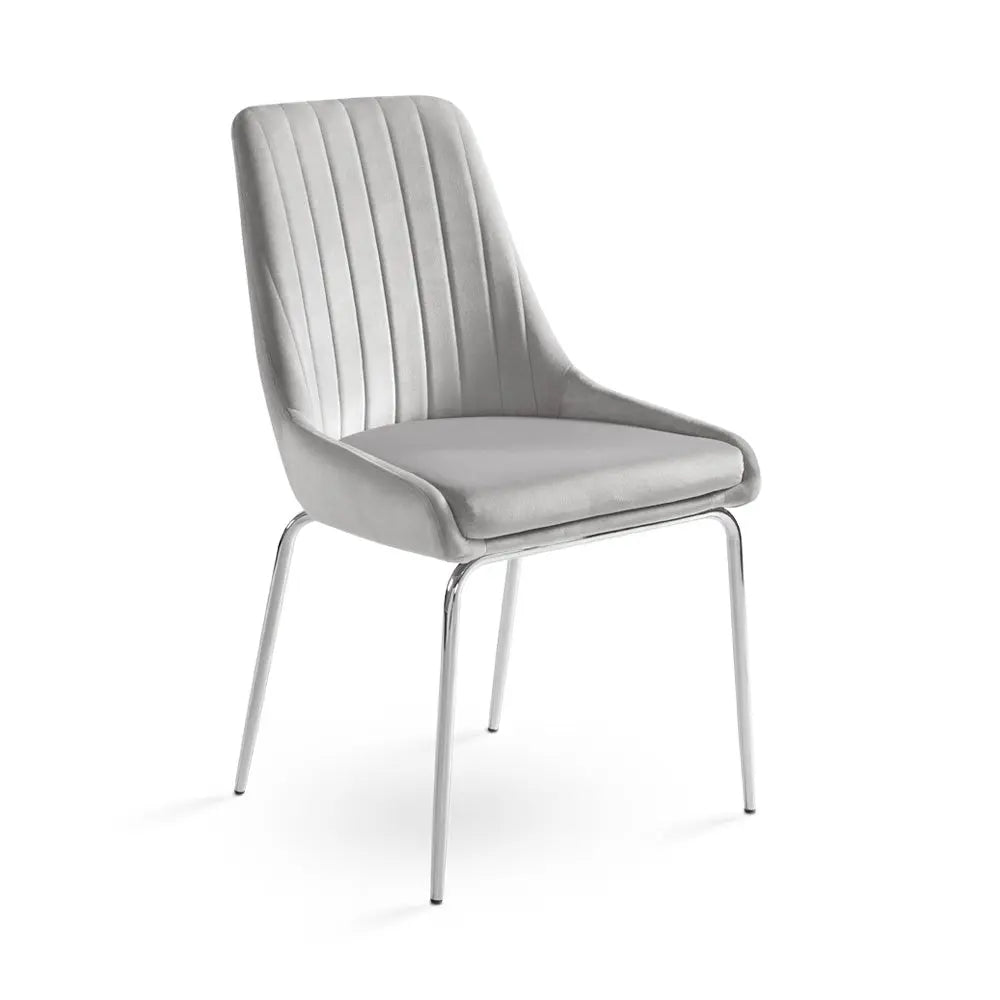 Moira Dining Chair - Silver - Xcella Furniture