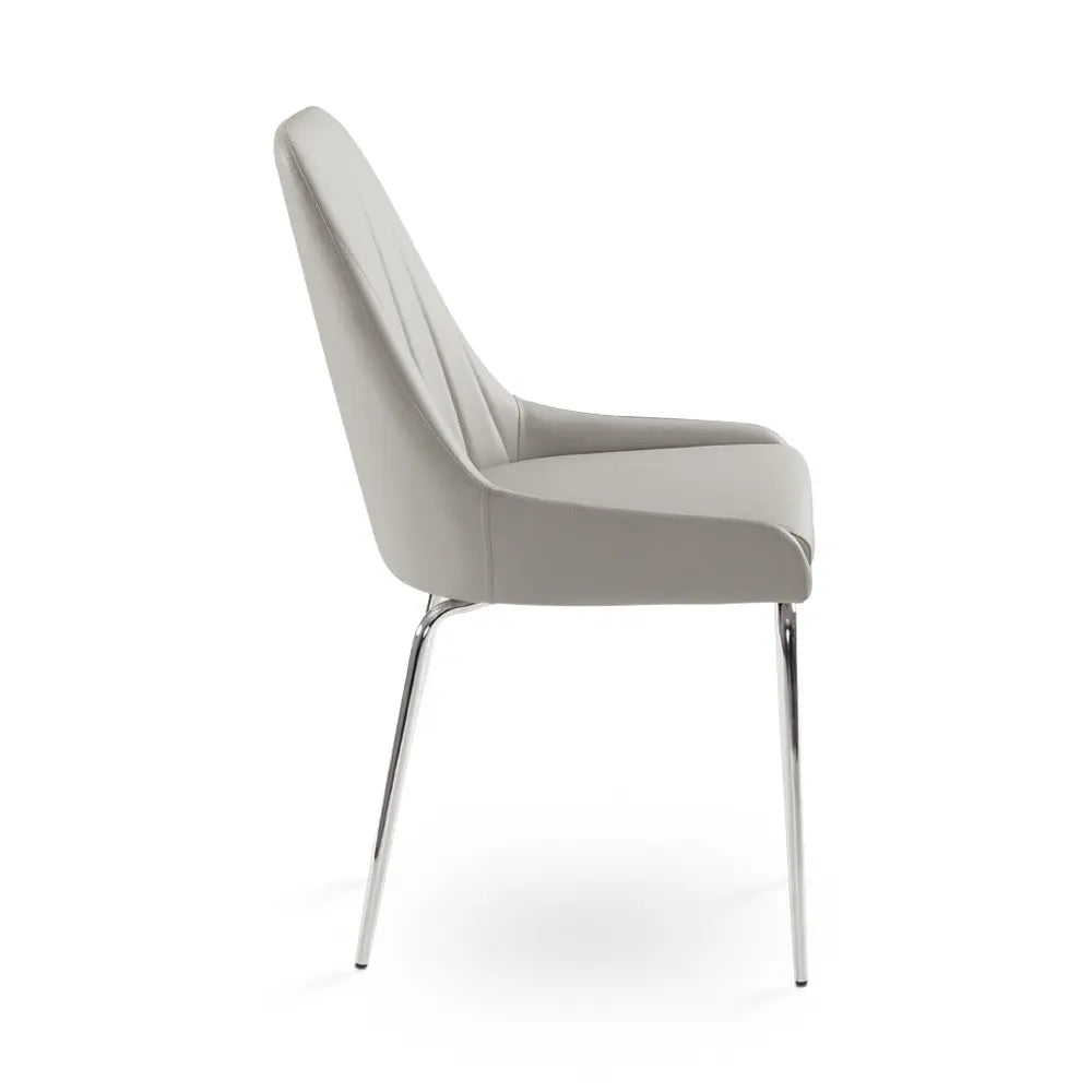 Moira Dining Chair - Silver - Xcella Furniture