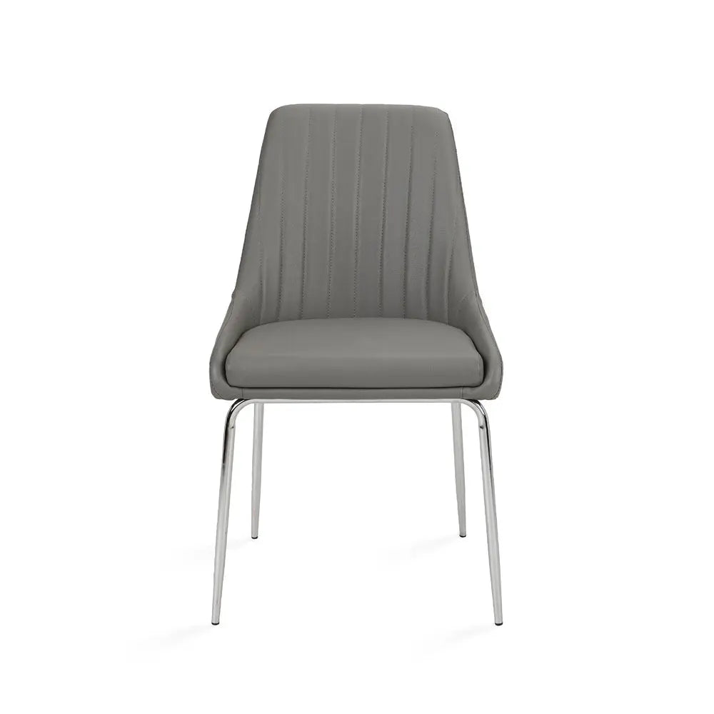 Moira Dining Chair - Silver - Xcella Furniture