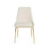 Moira Dining Chair - Gold - Xcella Furniture