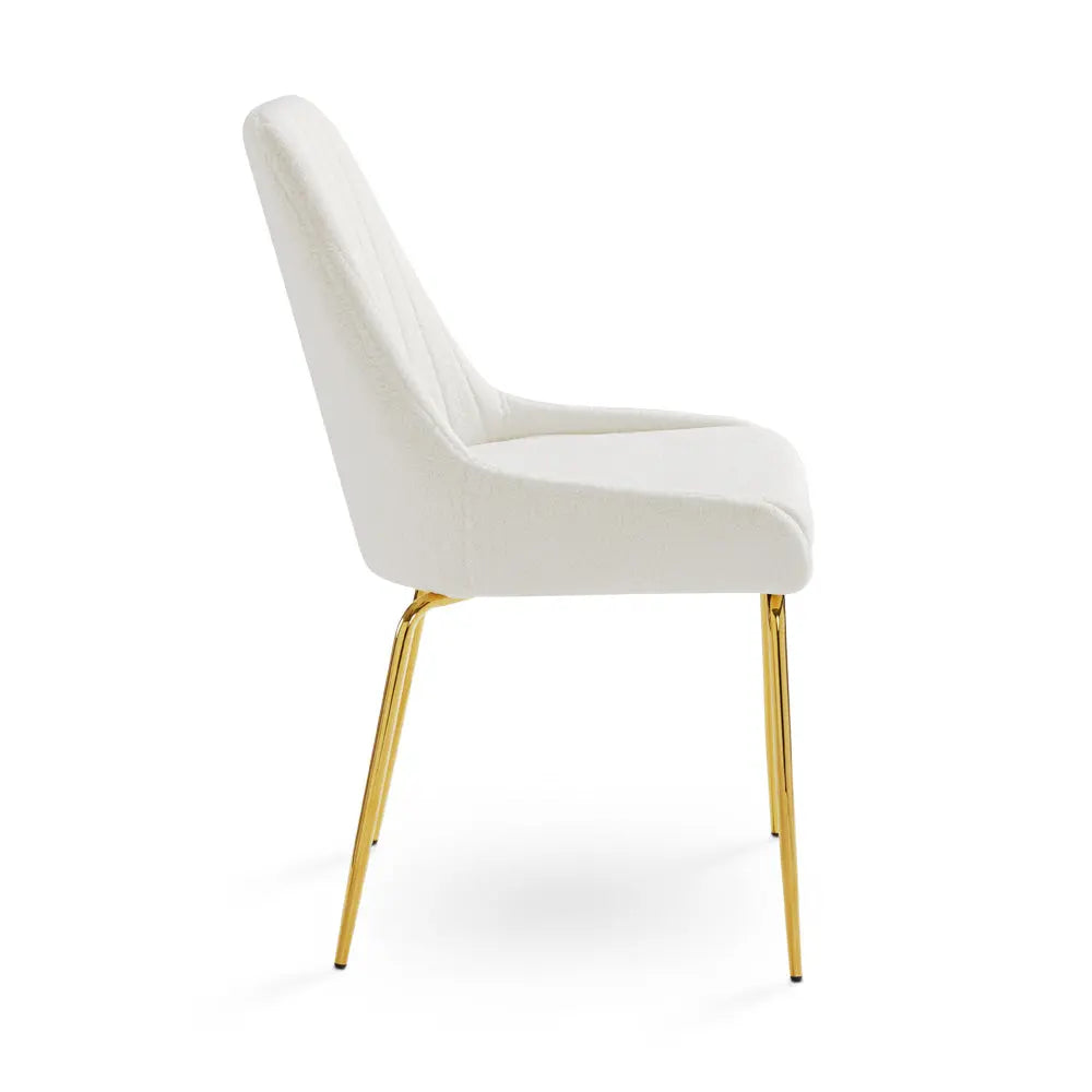 Moira Dining Chair - Gold - Xcella Furniture