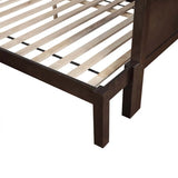 Shaw Twin-Full Bunk Bed in Dark Brown M.A.Z