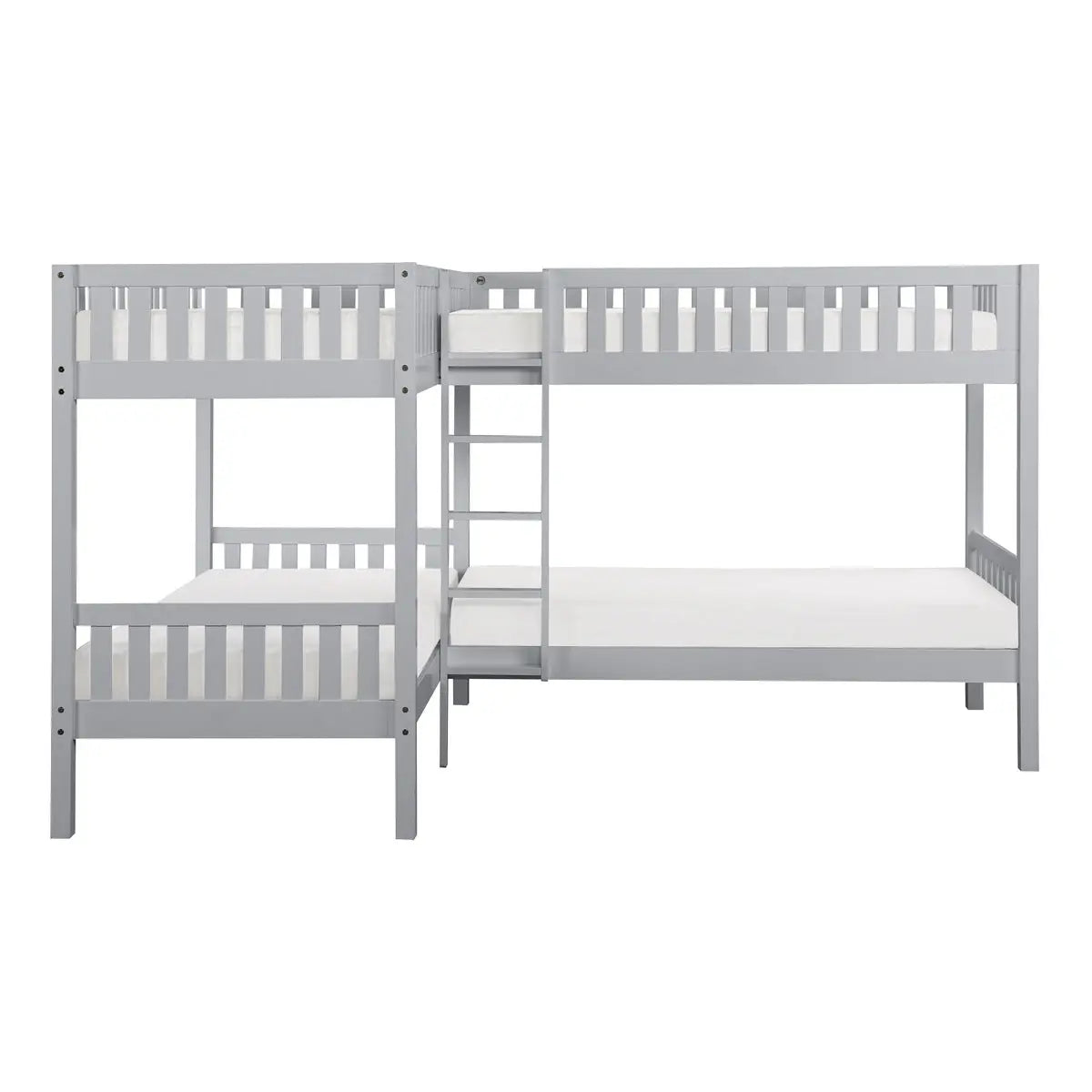 Orion Corner Bunk Bed in Grey M.A.Z