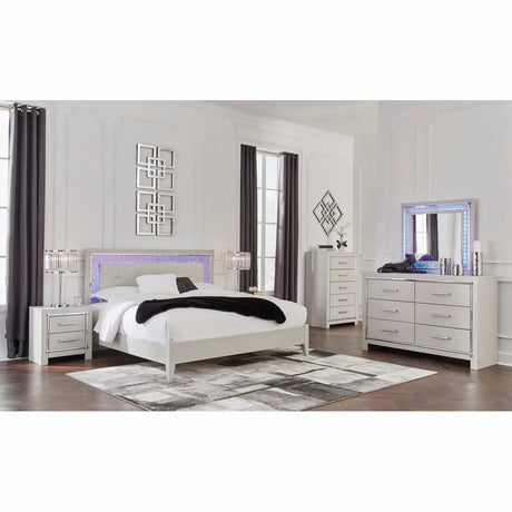 Ashley Zyniden LED Bedroom Set Signature Design by Ashley