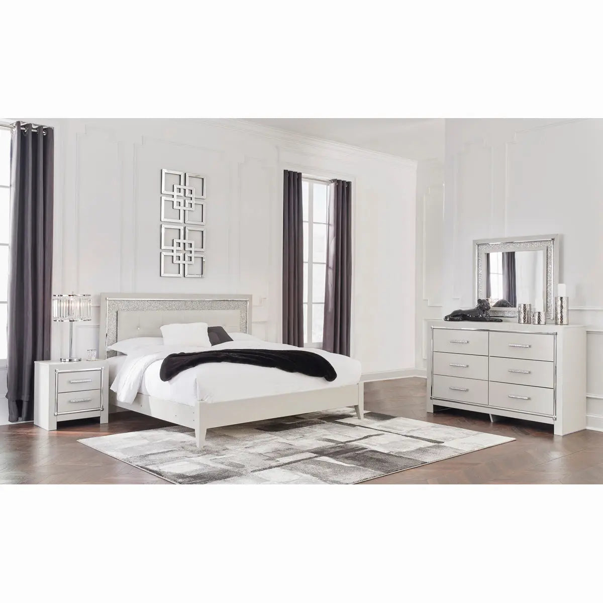 Ashley Zyniden LED Bedroom Set B2114