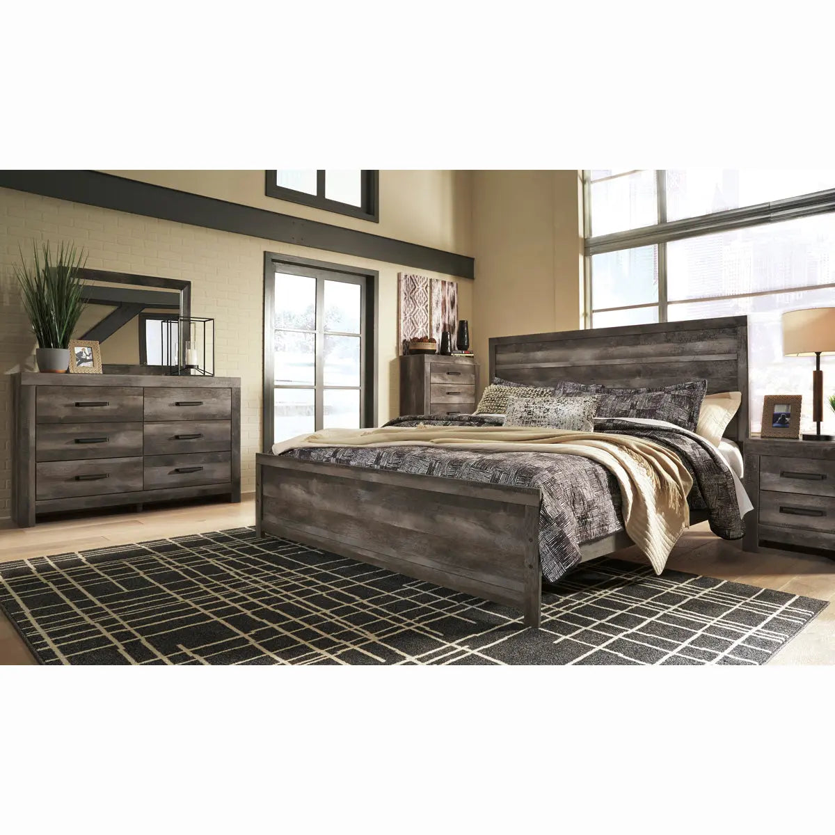 Ashely Wynnlow Panel Bedroom Set Signature Design by Ashley