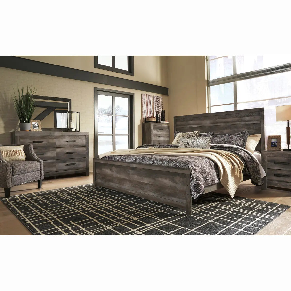 Ashely Wynnlow Panel Bedroom Set Signature Design by Ashley