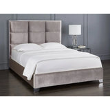 Blair Velvet Upholstered Bed Xcella