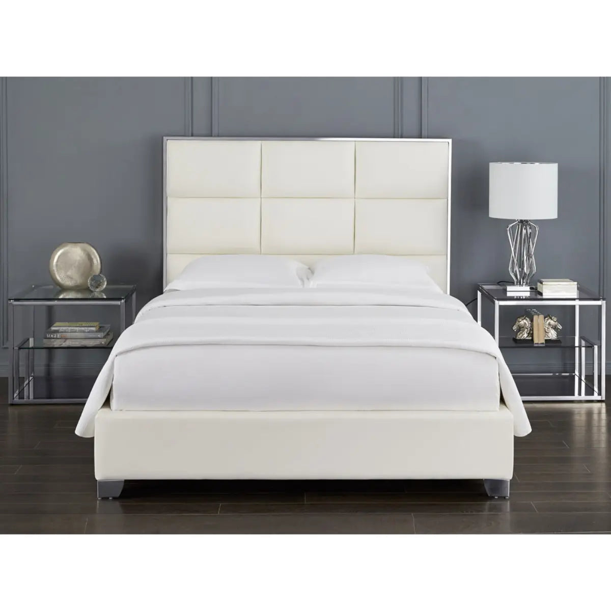 Blair Leatherette Upholstered Bed Xcella