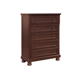 Begonia 8Pc Bedroom Set in Cherry Brown M.A.Z