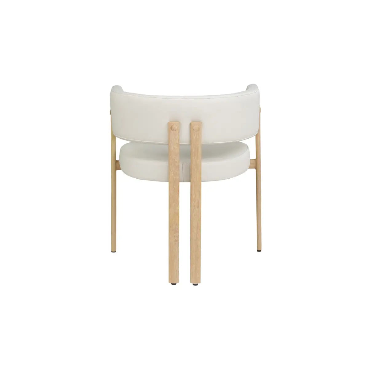 Belisse Dining Chair Set in Cream Brassex