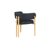 Belisse Dining Chair Set in Cream Brassex