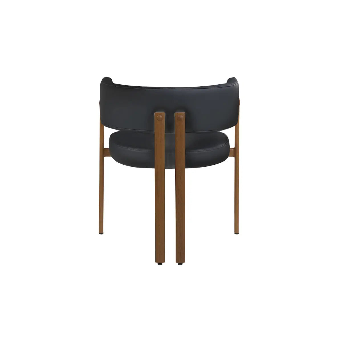 Belisse Dining Chair Set in Black Walnut Brassex