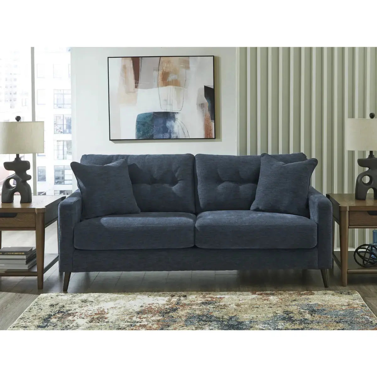 Ashley Bixler Sofa Set in Navy Signature Design by Ashley