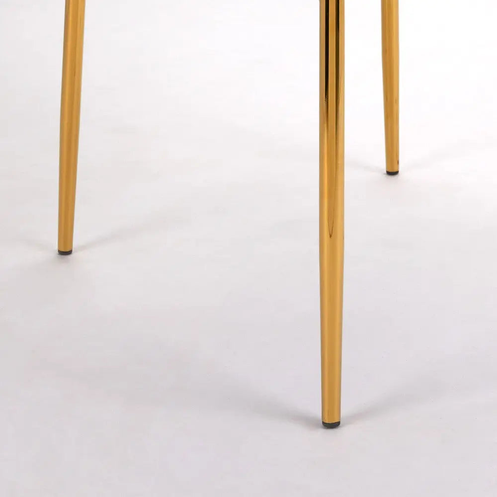 Fortina Dining Chair - Gold - Xcella Furniture